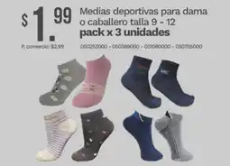Tia Medias deportivas para dama o caballero oferta