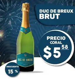 Coral Hipermercados Duc de Breux Brut oferta