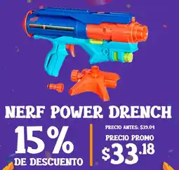 Coral Hipermercados Nerf drench power oferta