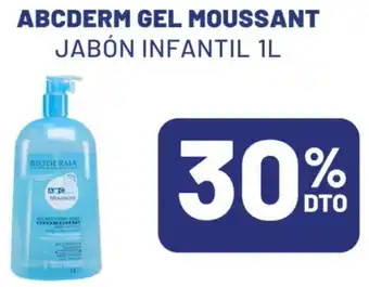 Abcderm gel moussant jabón infantil
