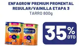 Farmacias SanaSana Enfagrow premium promental regular/vainilla etapa 3 tarro oferta