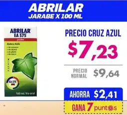 Farmacias Cruz Azul Abrilar jarabe oferta