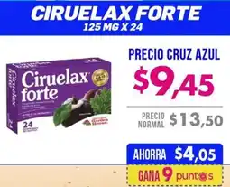 Farmacias Cruz Azul Ciruelax forte oferta