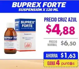 Farmacias Cruz Azul Buprex forte suspensión oferta