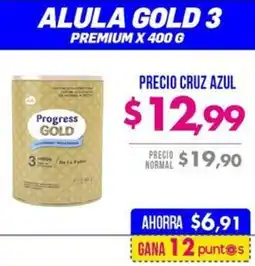Farmacias Cruz Azul Alula gold 3 premium oferta
