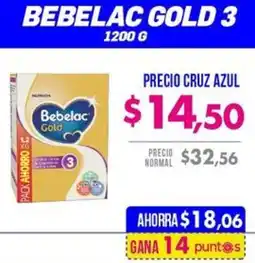 Farmacias Cruz Azul Bebelac gold 3 oferta