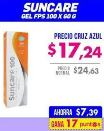 Suncare gel fps 100