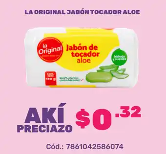 La Original jabón tocador aloe