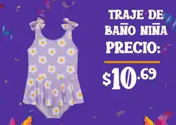 Coral Hipermercados Traje de baño niña oferta