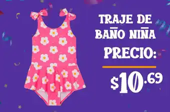 Traje de bano niña