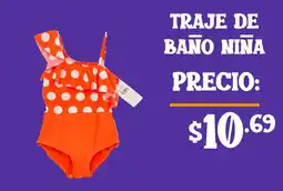 Coral Hipermercados Traje de baño niña oferta