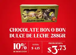 Coral Hipermercados Bon o Bon chocolate dulce de leche oferta