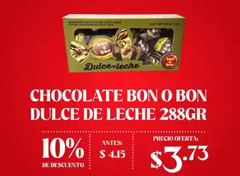 Bon o Bon chocolate dulce de leche