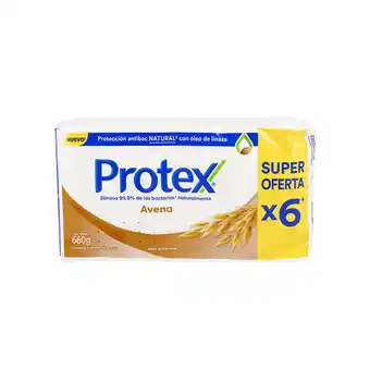 Akí PROTEX JAB.AVENA ANTIBAC.X6 6&#215;110 g oferta