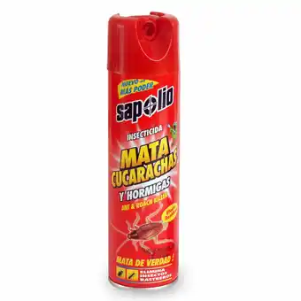 Tia Insecticida aerosol mata cucarachas y hormigas Sapolio 360 ml oferta