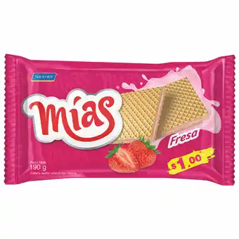 Tia Waffer fresa Mias 190 g oferta