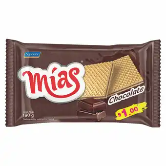 Tia Waffer chocolate Mias 190 g oferta