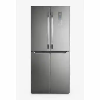 Tia Refrigeradora multi door inverter 401l Cromada Electrolux oferta