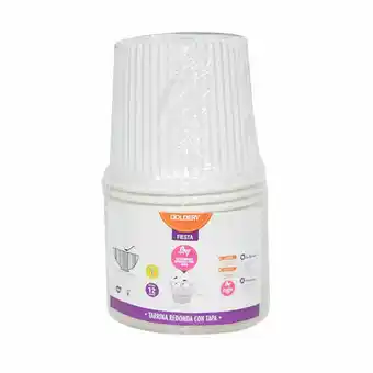 Tia Tarrina desechable con tapa Goldery 12 uni oferta