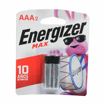 Tia Pila Alcalina AAA Energizer 2 unds oferta