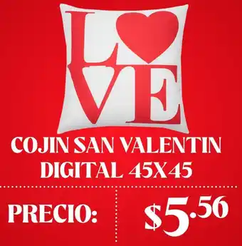 Cojin san valentin digital