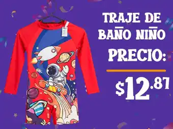 Traje de baño niño