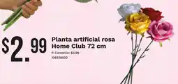 Tia Home club planta artificial rosa oferta