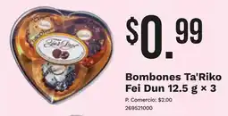 Tia Ta'riko bombones fei dun oferta