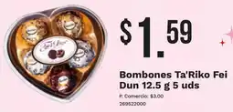 Tia Ta'riko bombones fei dun oferta