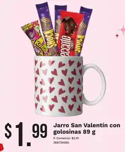 Tia San valentín jarro con golosinas oferta