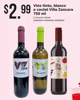 Tia Viña zancara vino tinto, blanco o coctel oferta
