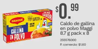 Maggi caldo de gallina en polvo