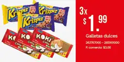 Tia Krispiz/koki galletas dulces oferta