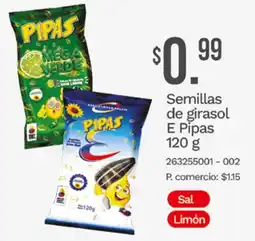 Tia Pipas semillas de girasol e oferta