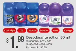 Tia Speed stick desodorante roll on oferta