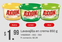 Tia Axion lavavajilla en crema oferta