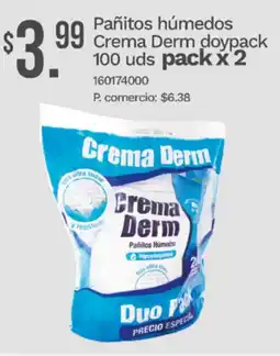 Tia Crema derm pañitos húmedos doypack oferta