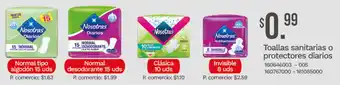 Tia Nosotras toallas sanitarias o protectores diarios oferta
