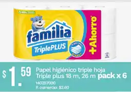 Tia Familia papel higiénico triple hoja triple plus oferta