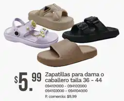 Tia Zapatillas para dama o caballero oferta