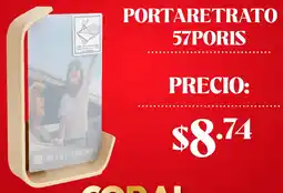 Coral Hipermercados Portaretrato 57poris oferta