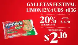 Coral Hipermercados Festival galletas limon oferta