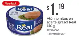Tia Real atún lomitos en aceite girasol oferta