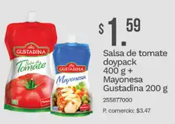 Tia Gustadina salsa de tomate + mayonesa oferta