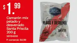 Tia Santa Priscila camarón mix pelado y desvenado oferta