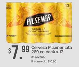Tia Pilsener cerveza oferta