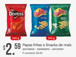 Tia Papas fritas o Snacks de maíz oferta
