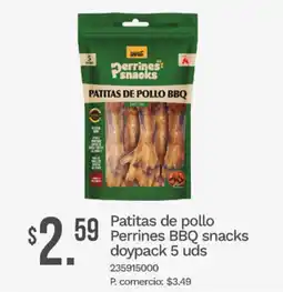 Tia Perrines Snacks patitas de pollo BBQ oferta