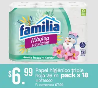 Tia Familia papel higiénico triple hoja oferta