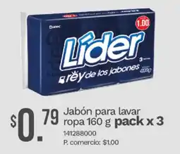 Tia Lider jabón para lavar ropa oferta